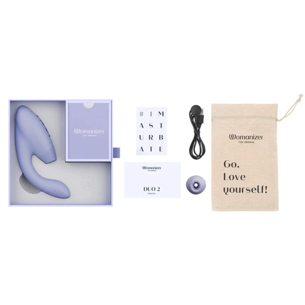 Womanizer Duo 2 Dual Clitoral & G Spot Stimulator Lilac - Image 7