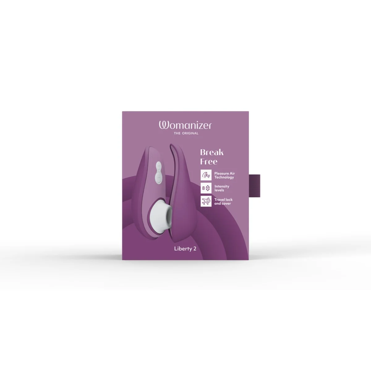 Womanizer Liberty 2 Pleasure Air Clitoral Stimulator Purple - Image 2