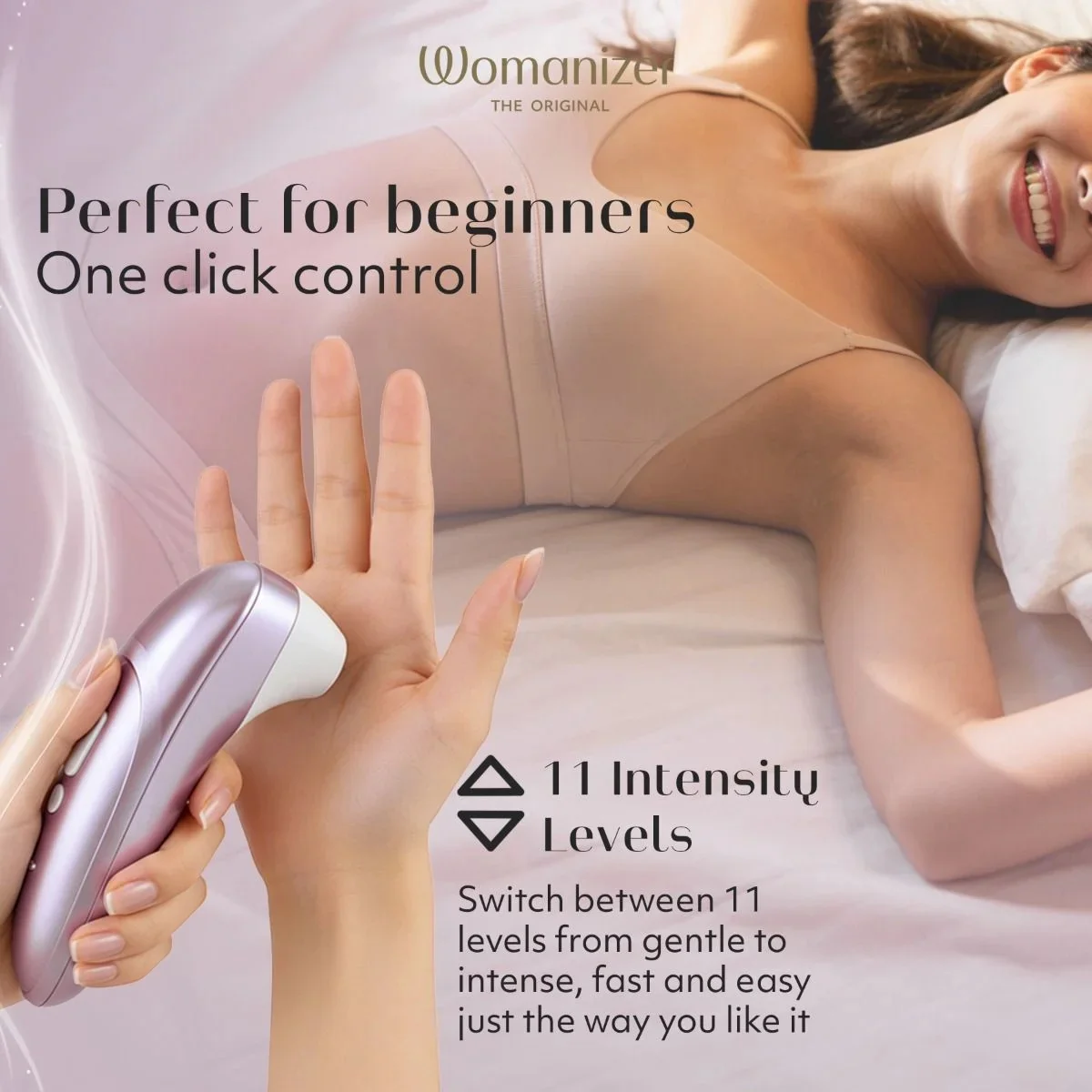 Womanizer Pro Clitoral Stimulator Lilac - Image 3