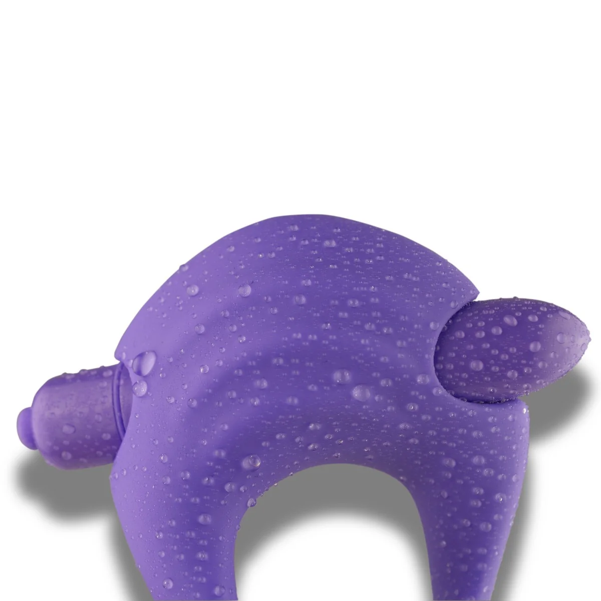 You Love Me Give Me Bunny Vibrator & Cock Ring Set Purple - Image 6