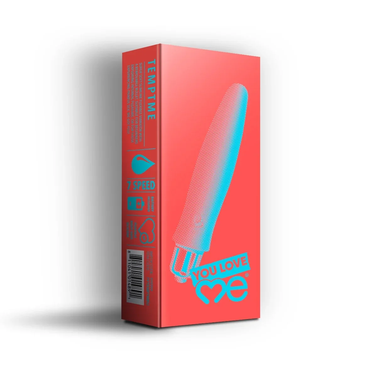 You Love Me Tempt Me Slimline Vibrator Lilac - Image 2
