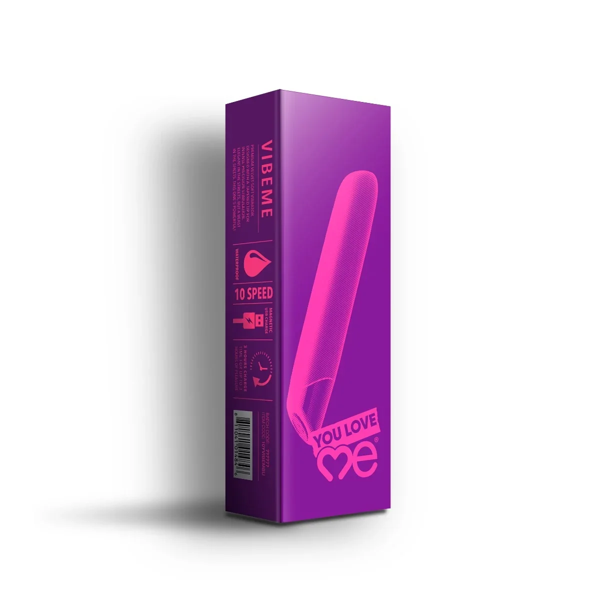 You Love Me Vibe Me Velvet Soft Vibrator Lilac - Image 2