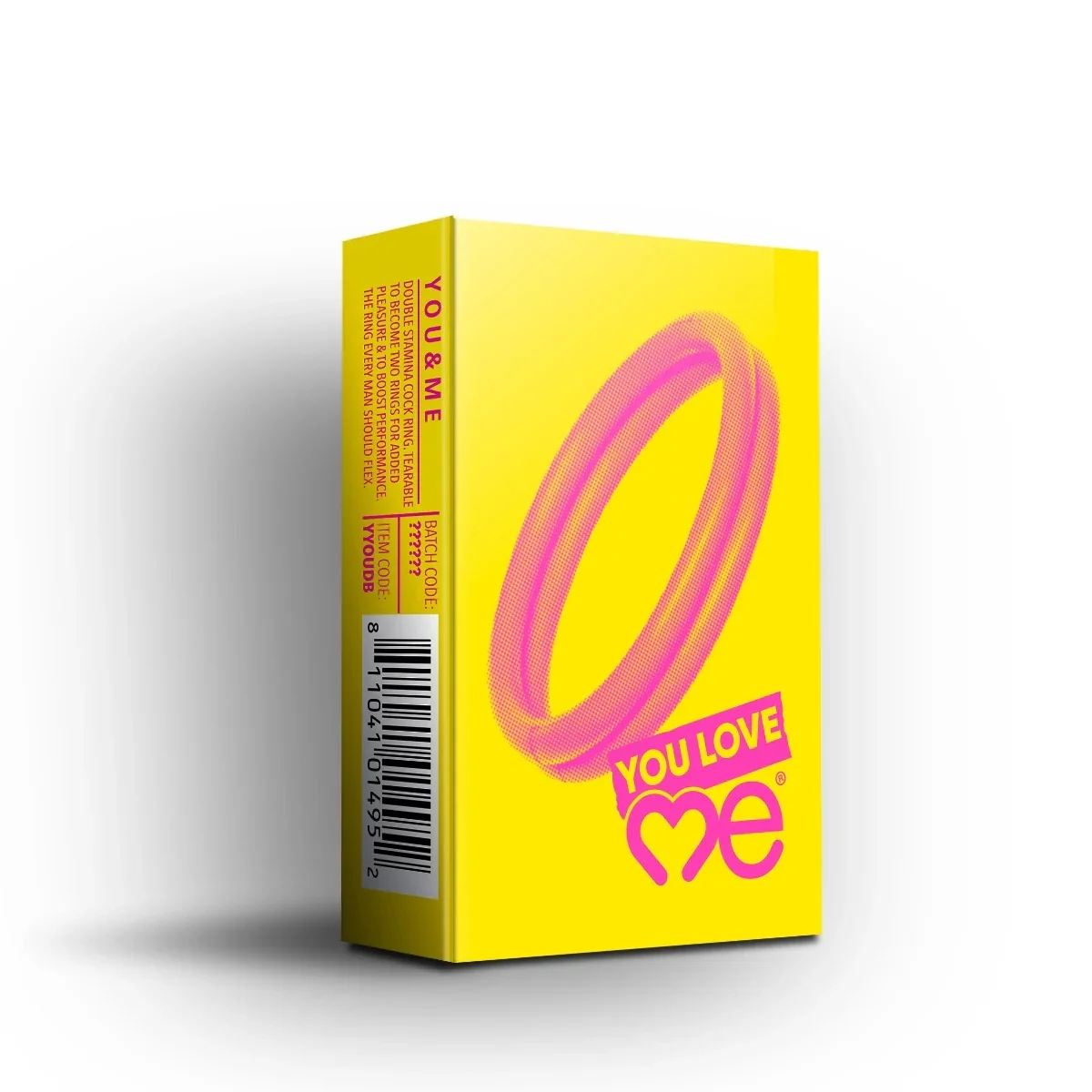 You Love Me You & Me Double Stamina Cock Ring Blue - Image 2