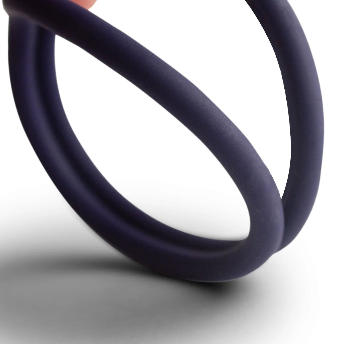 You Love Me You & Me Double Stamina Cock Ring Blue - Image 3