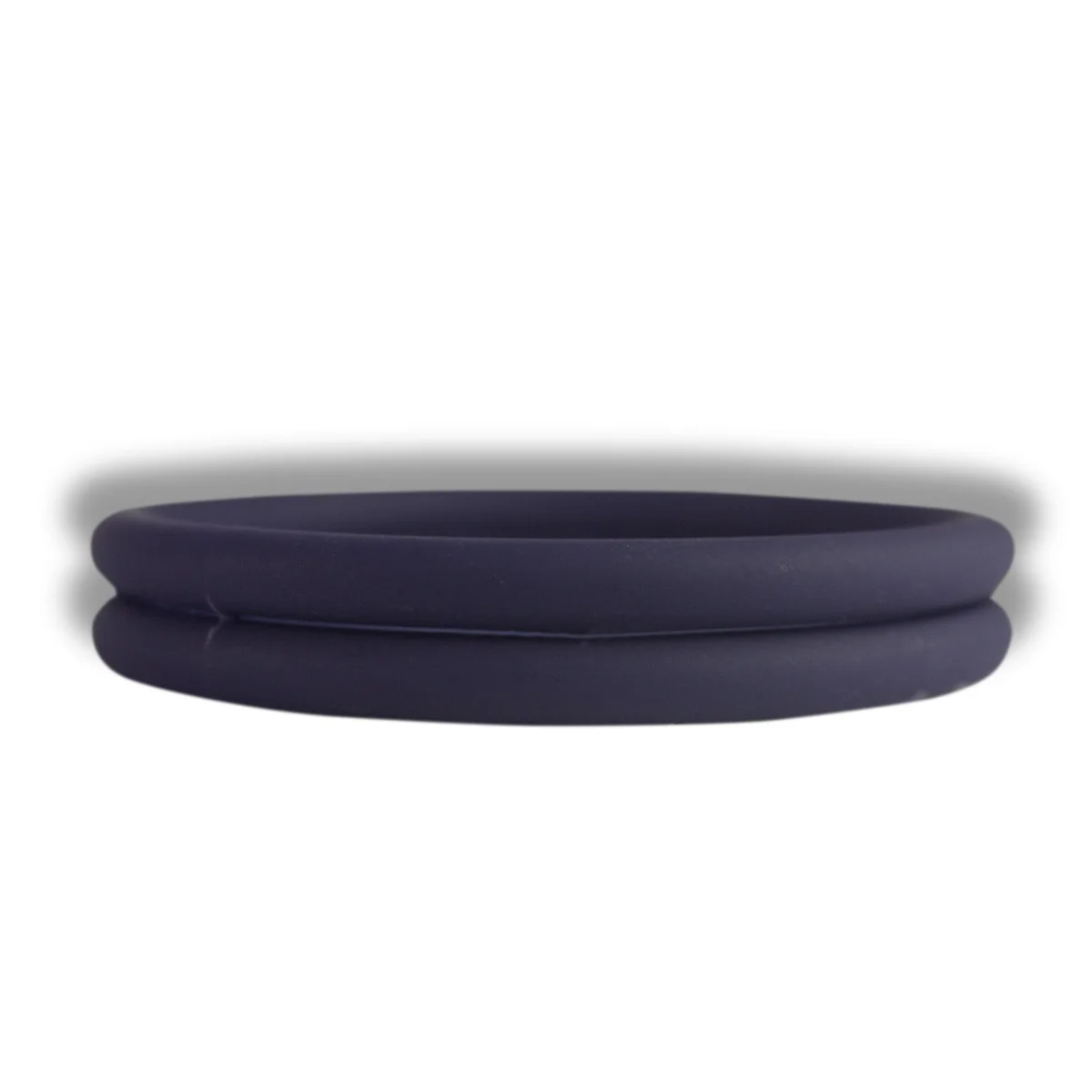 You Love Me You & Me Double Stamina Cock Ring Blue - Image 4