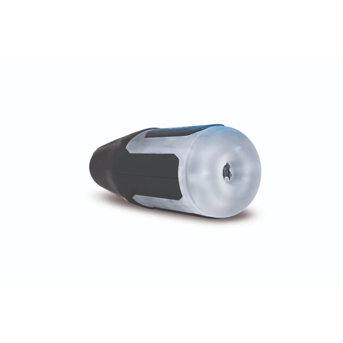 Zolo Suck & Squeeze One Touch Vibrating Blowjob Masturbator Black Clear - Image 4