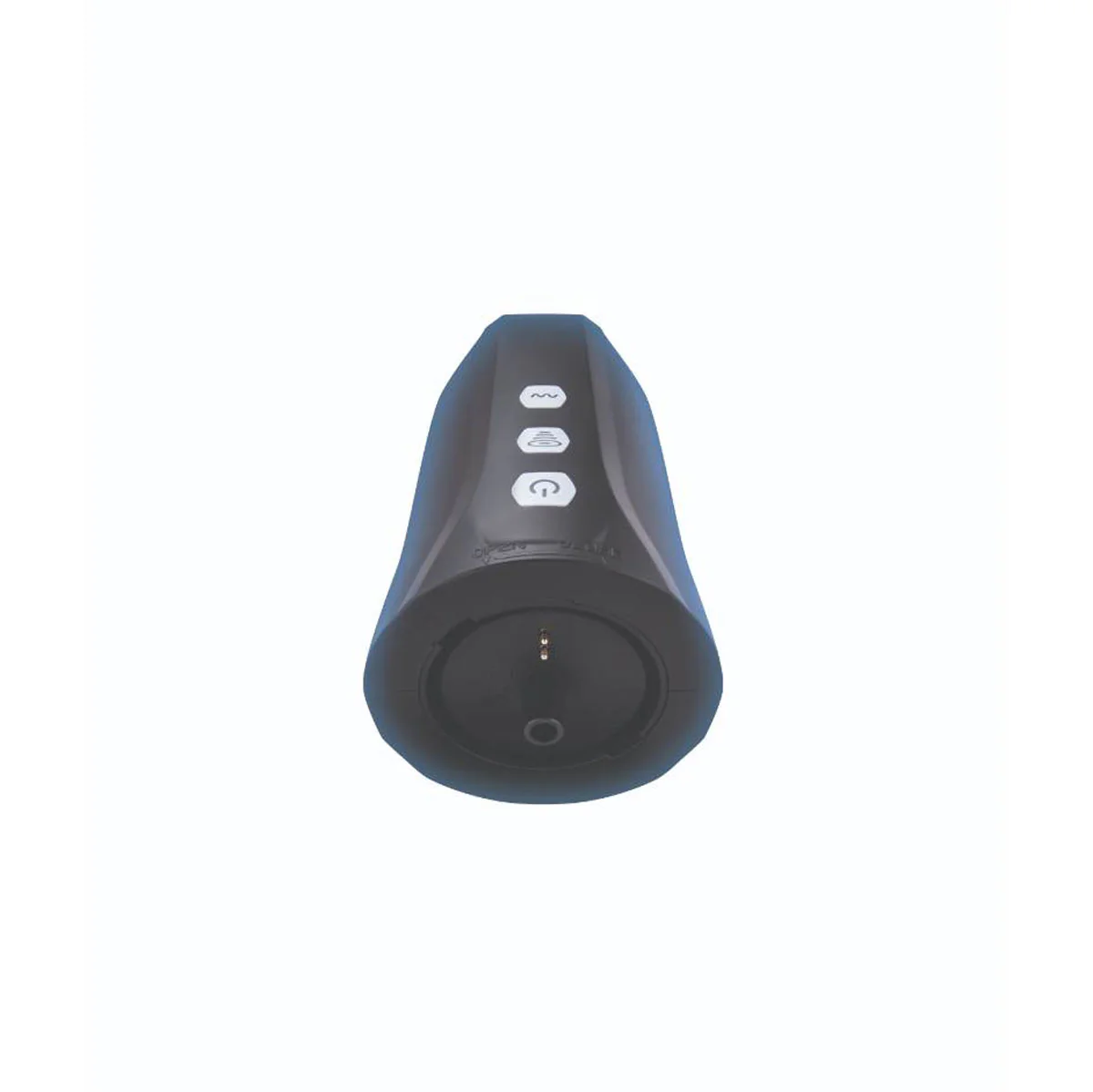 Zolo Suck & Squeeze One Touch Vibrating Blowjob Masturbator Black Clear - Image 5