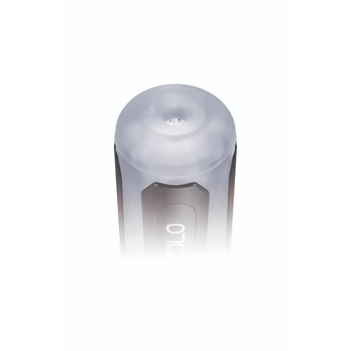 Zolo Suck & Squeeze One Touch Vibrating Blowjob Masturbator Black Clear - Image 6